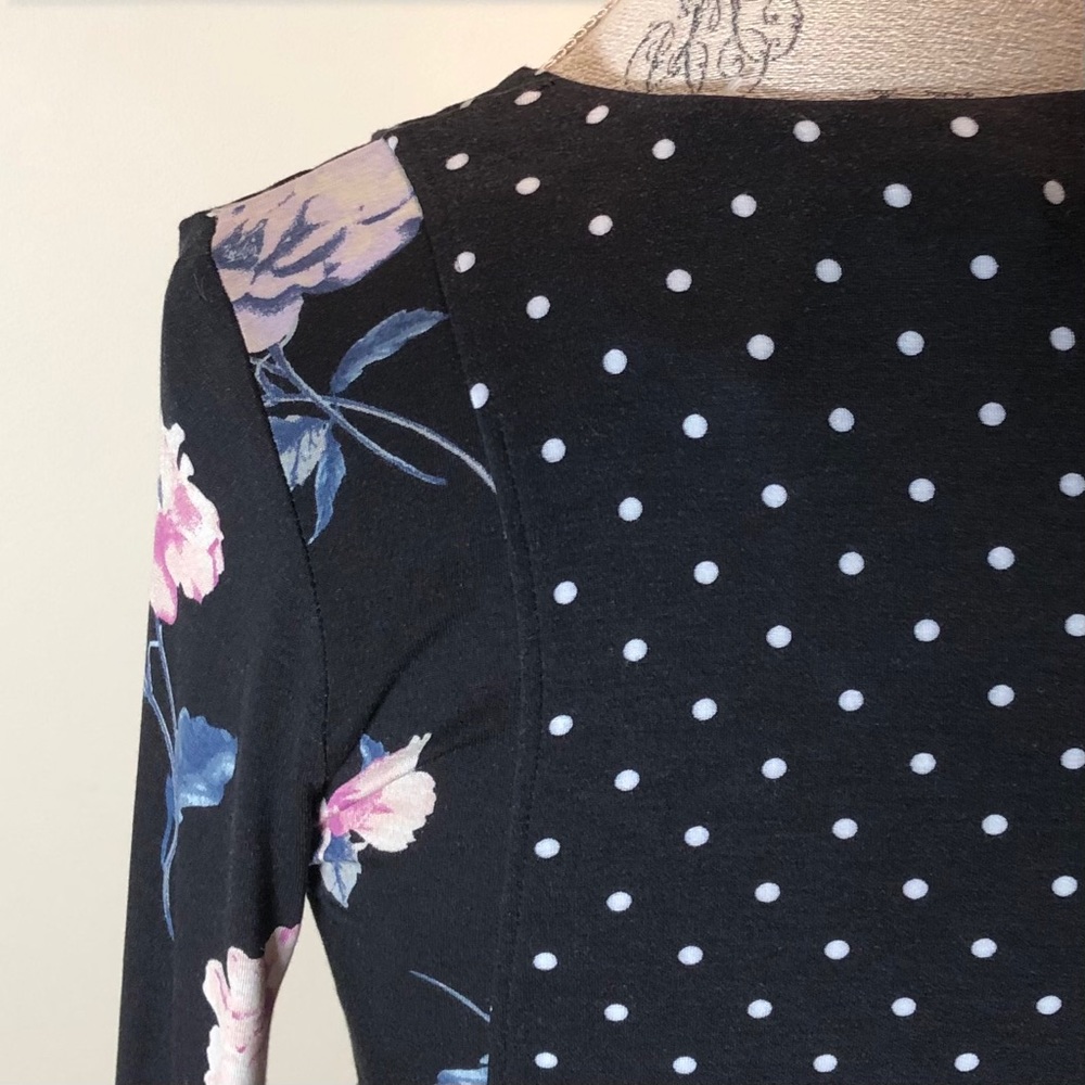 NWT American Rag Classic Black Combo Dress Sz S - Picture 7 of 11